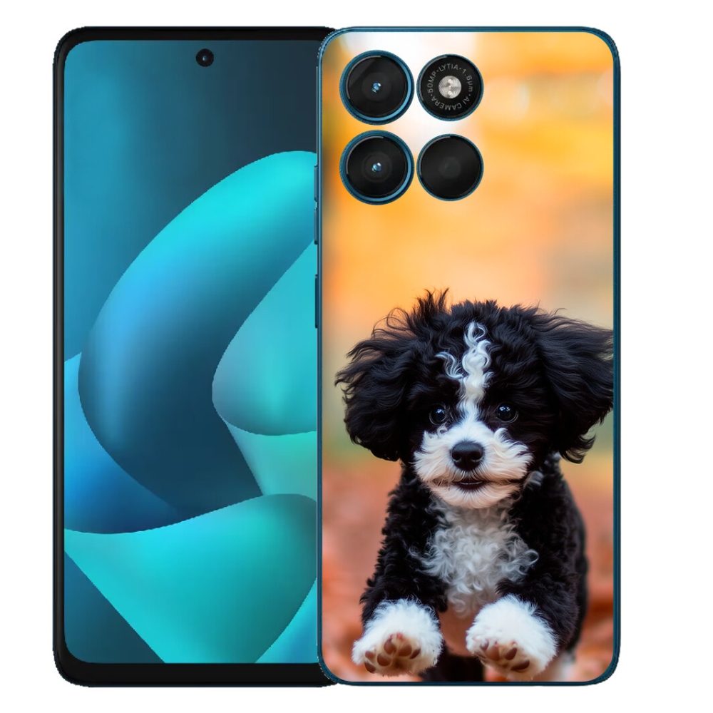 Gelový kryt mmCase na Motorola Moto G57 Power - roztomilé štěně 2