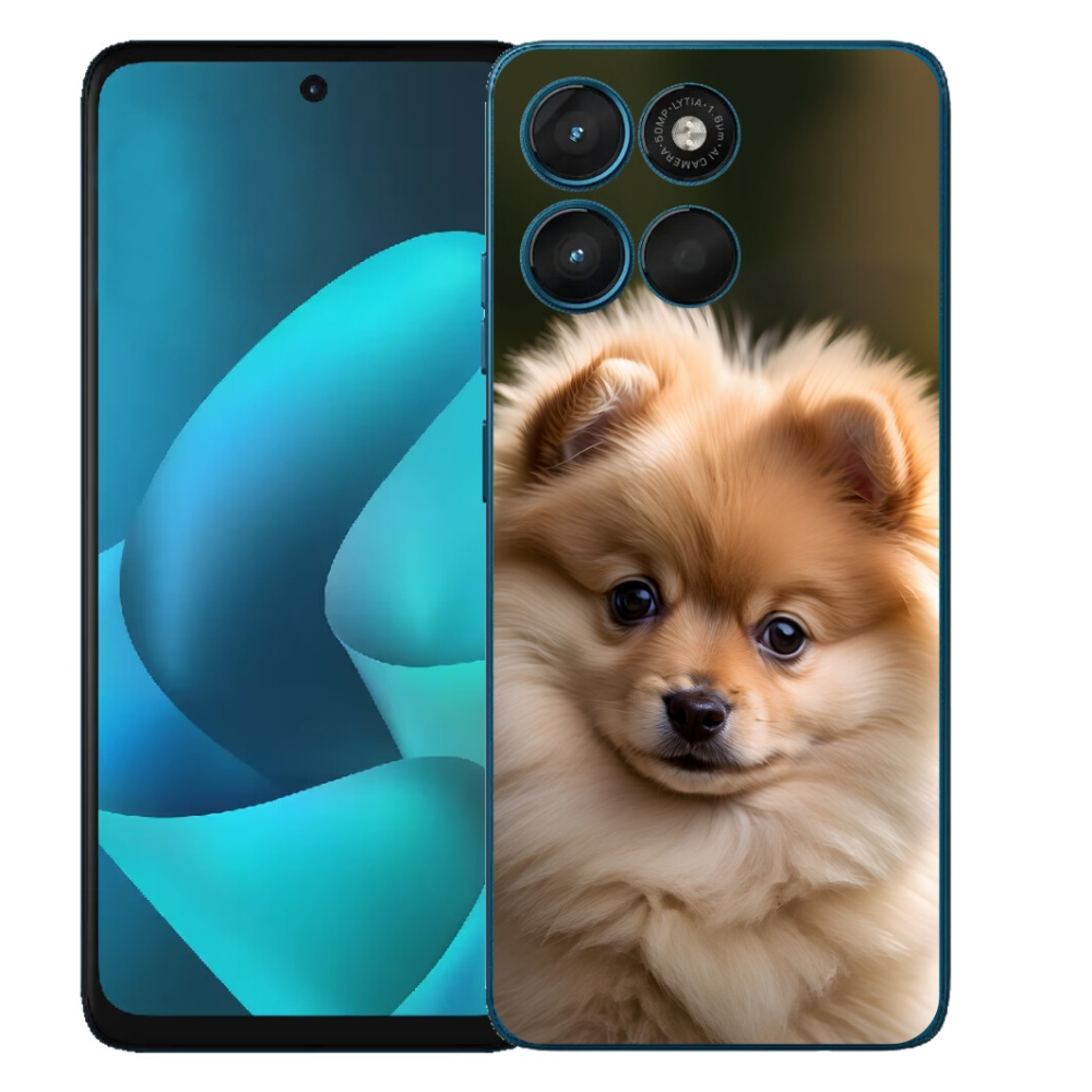 Gelový kryt mmCase na Motorola Moto G57 Power - roztomilý pomeranian 2