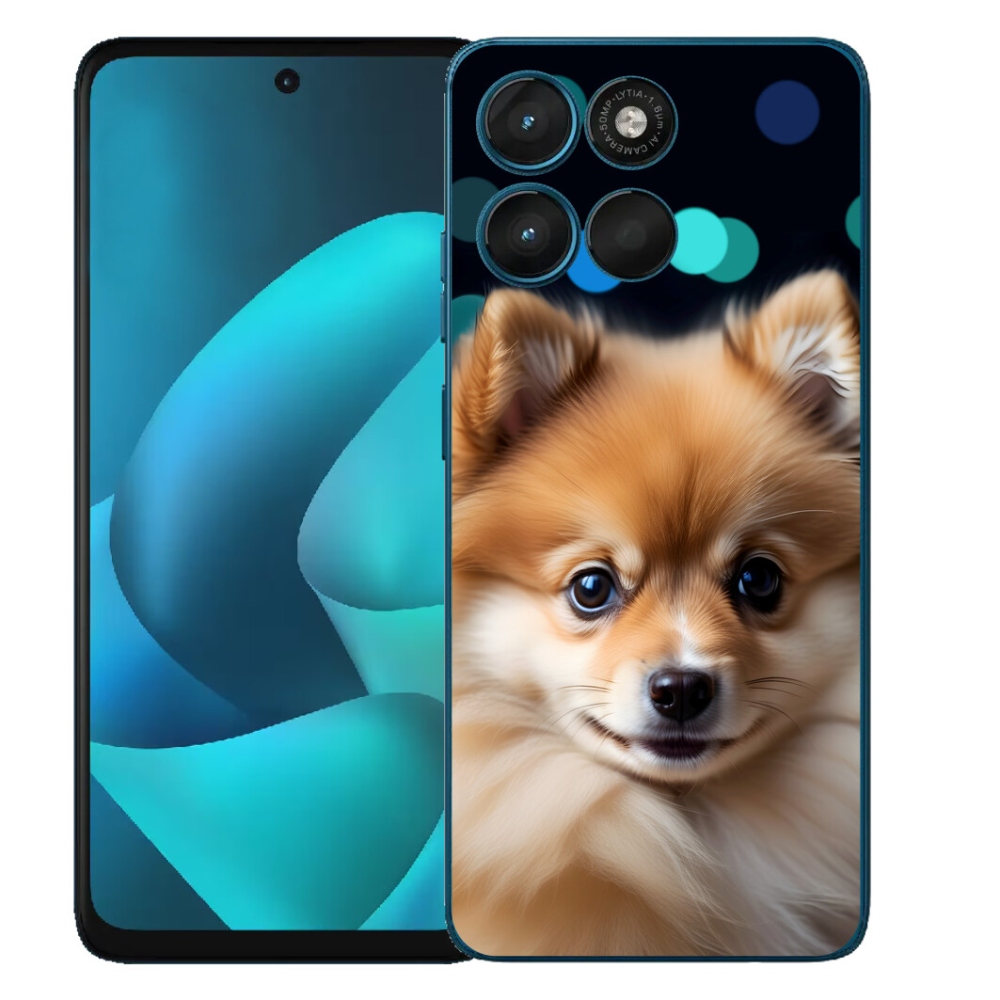 Gelový kryt mmCase na Motorola Moto G57 Power - roztomilý pomeranian