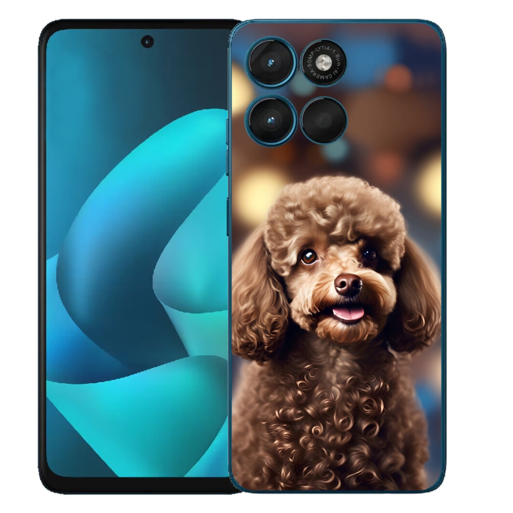 Gelový kryt mmCase na Motorola Moto G57 Power - roztomilý pudl