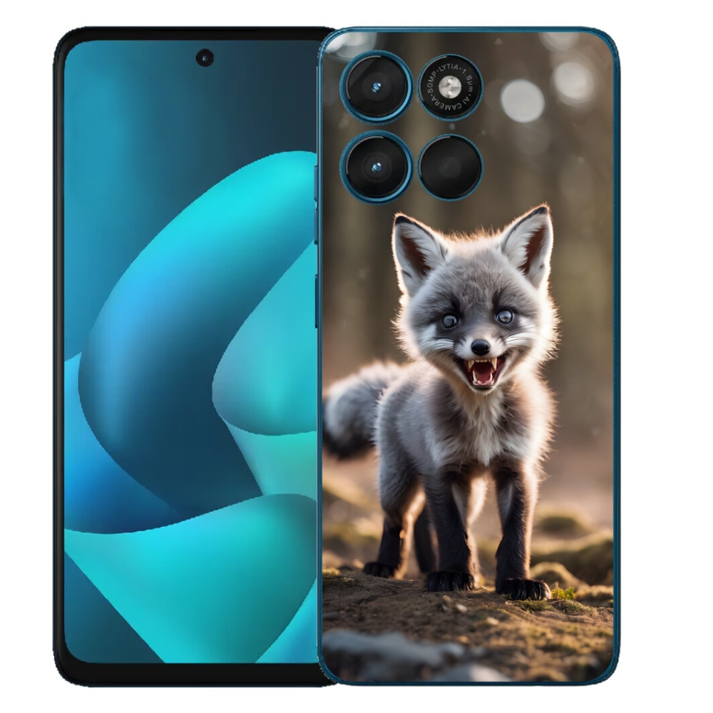 Gelový kryt mmCase na Motorola Moto G57 Power - rozzuřená liška
