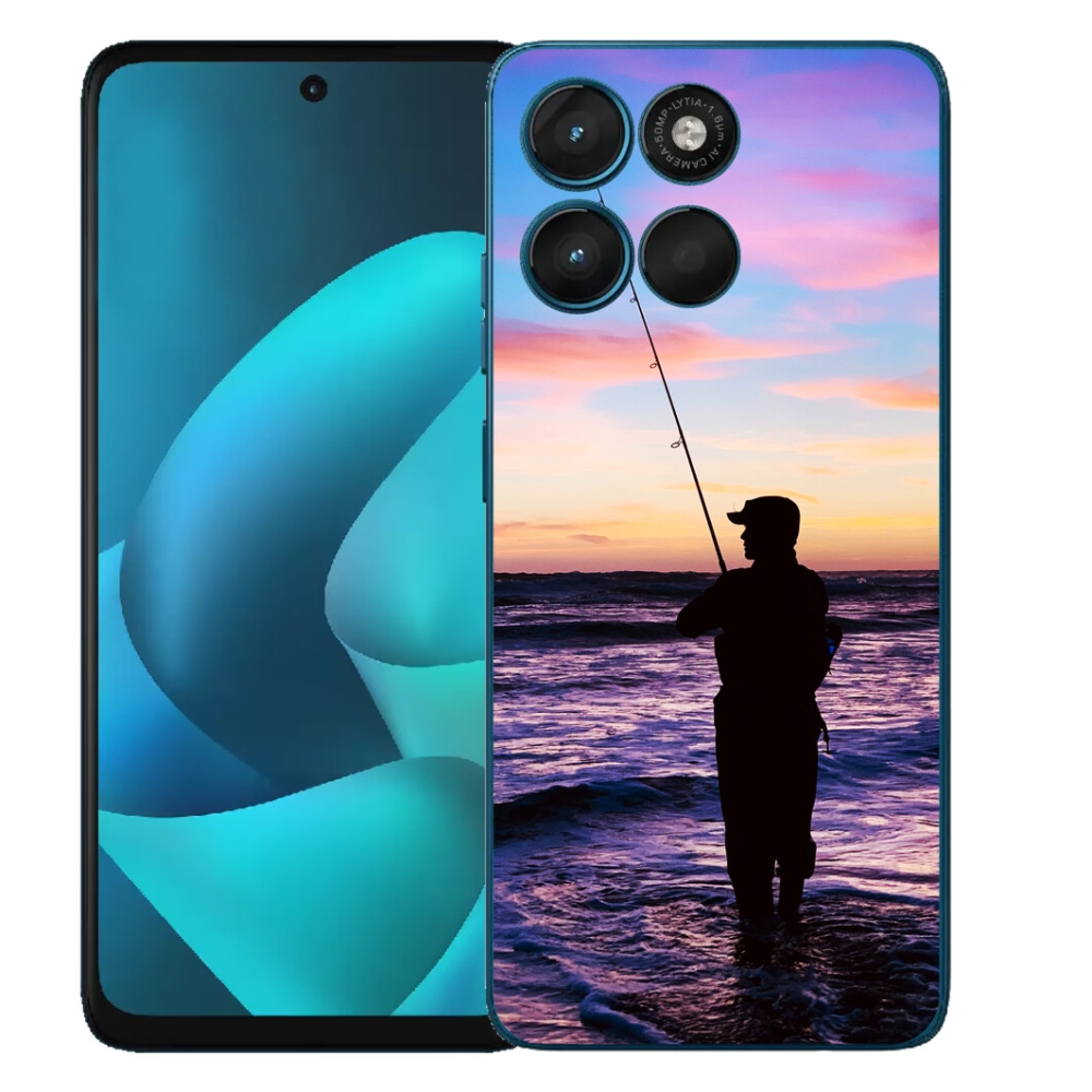 Gelový kryt mmCase na Motorola Moto G57 Power - rybaření 1