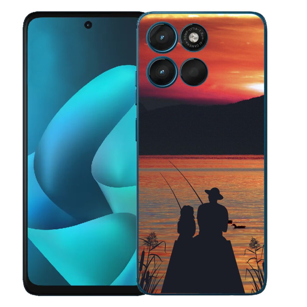 Gelový kryt mmCase na Motorola Moto G57 Power - rybaření 3