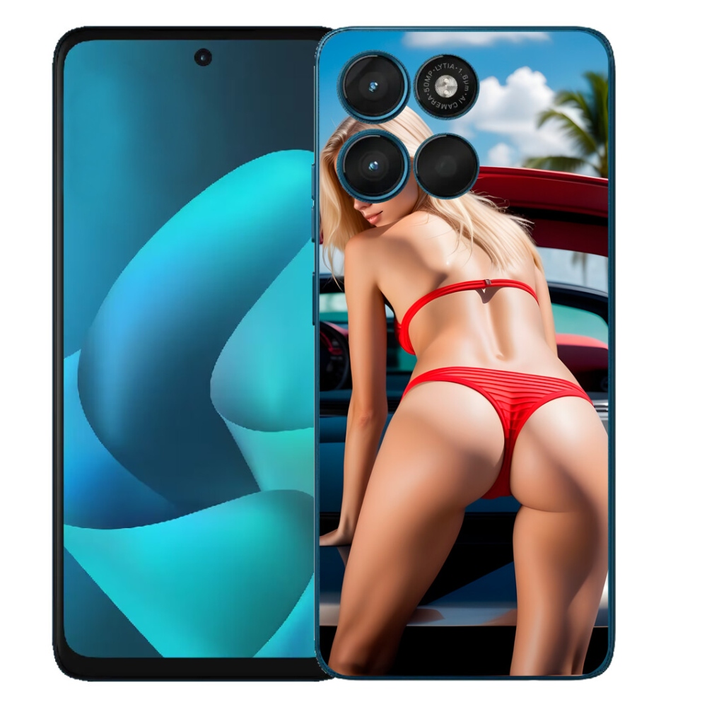 Gelový kryt mmCase na Motorola Moto G57 Power - sexy žena 2