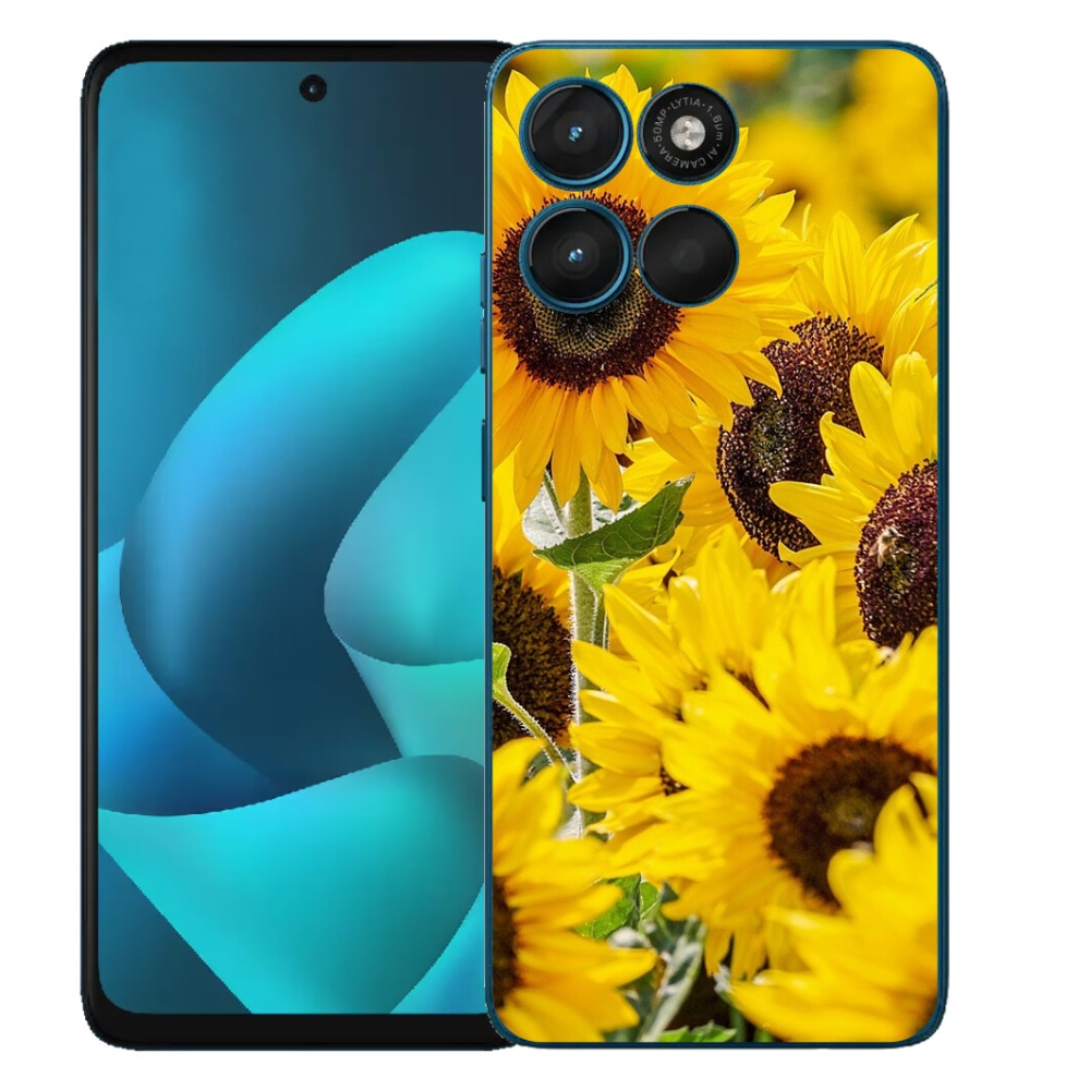 Gelový kryt mmCase na Motorola Moto G57 Power - slunečnice
