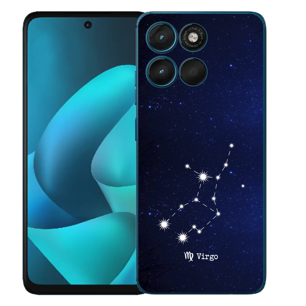 Gelový kryt mmCase na Motorola Moto G57 Power - souhvězdí Panny