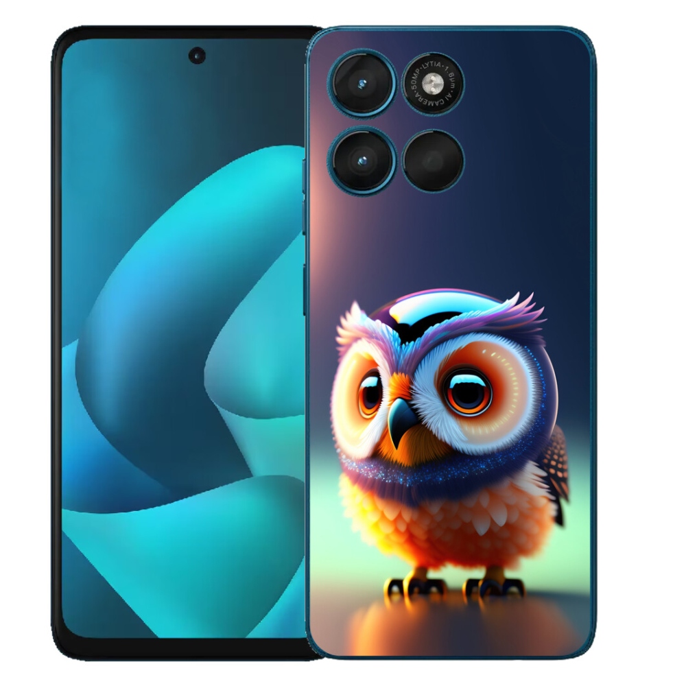 Gelový kryt mmCase na Motorola Moto G57 Power - sovička