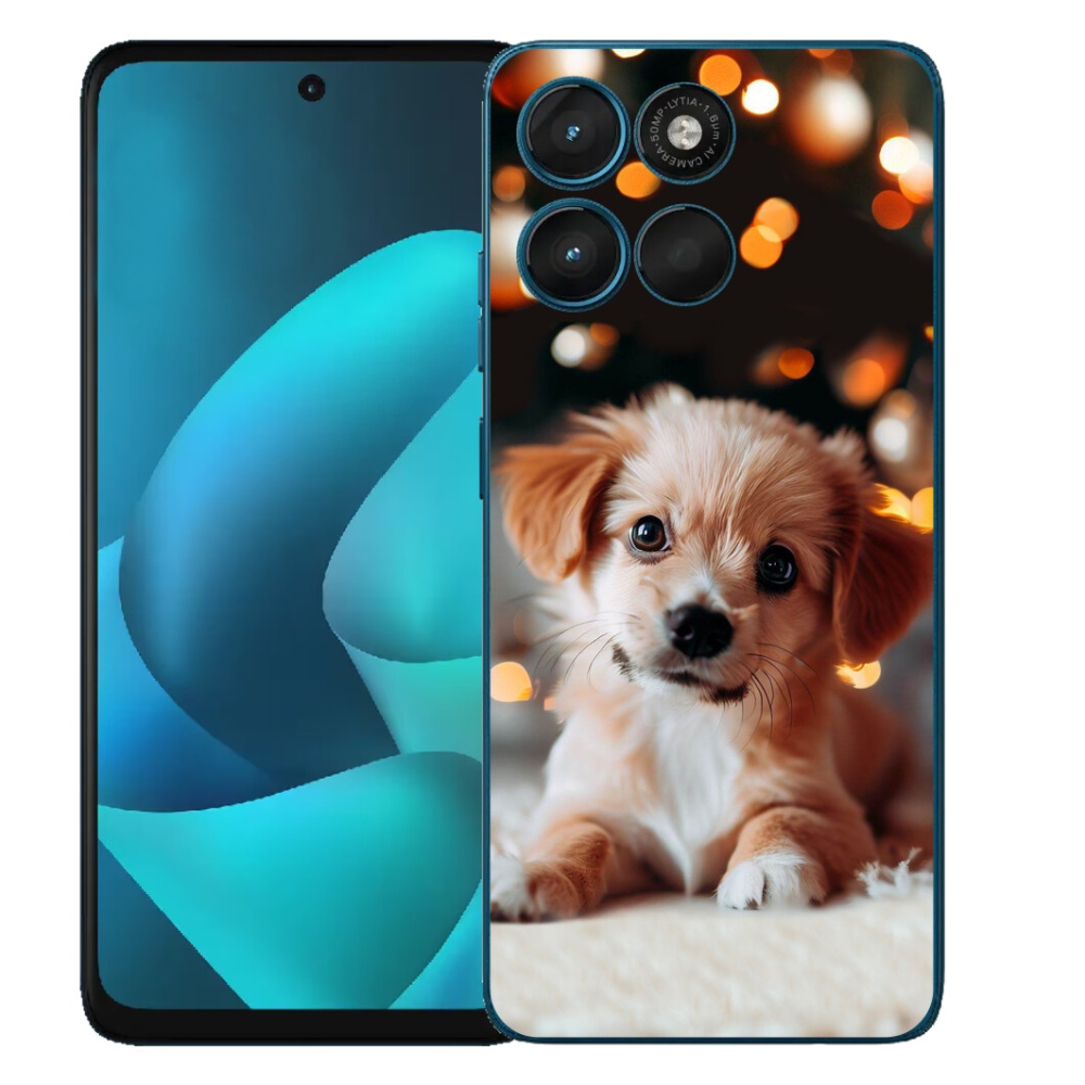 Gelový kryt mmCase na Motorola Moto G57 Power - štěňátko