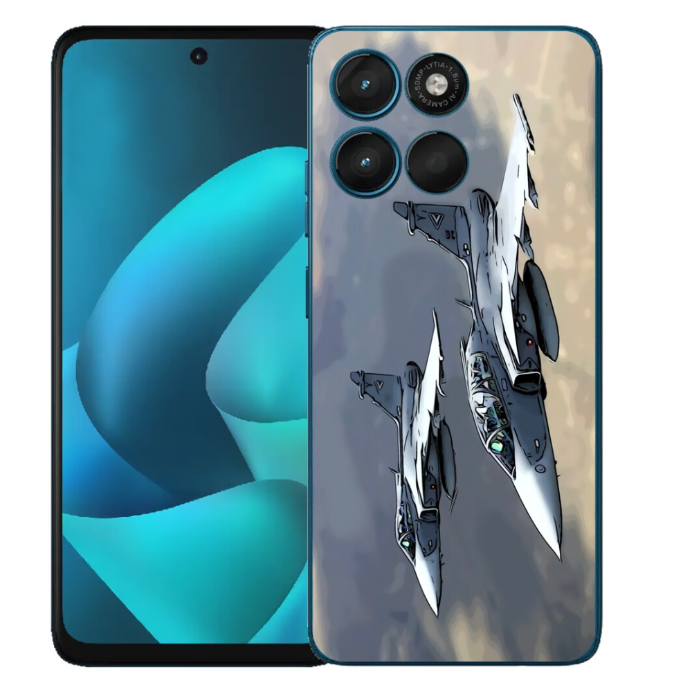 Gelový kryt mmCase na Motorola Moto G57 Power - stíhačky