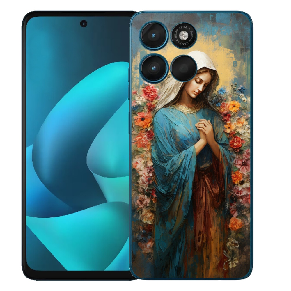 Gelový kryt mmCase na Motorola Moto G57 Power - svatá žena