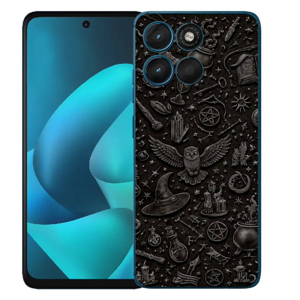 Gelový kryt mmCase na Motorola Moto G57 Power - tmavý magický svět