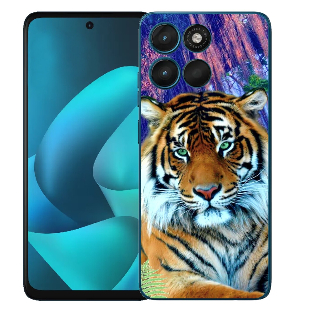 Gelový kryt mmCase na Motorola Moto G57 Power - tygr