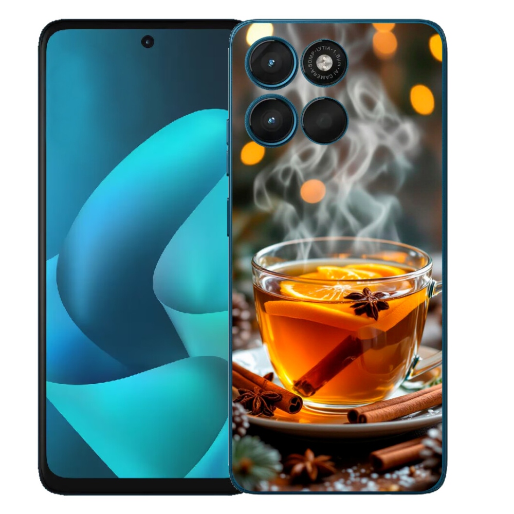 Gelový kryt mmCase na Motorola Moto G57 Power - vánoční punč