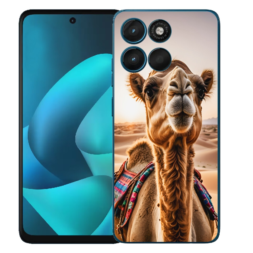 Gelový kryt mmCase na Motorola Moto G57 Power - velbloud