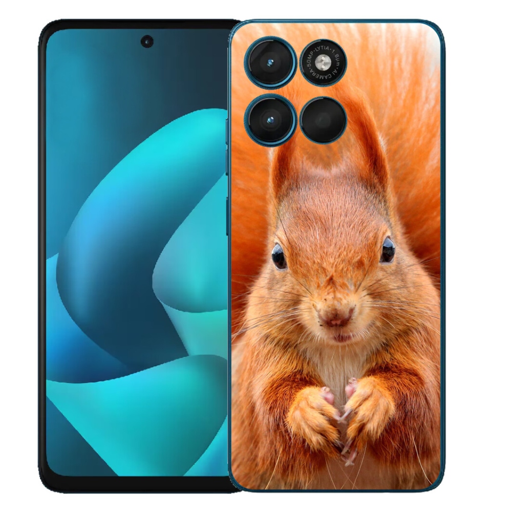 Gelový kryt mmCase na Motorola Moto G57 Power - veverka