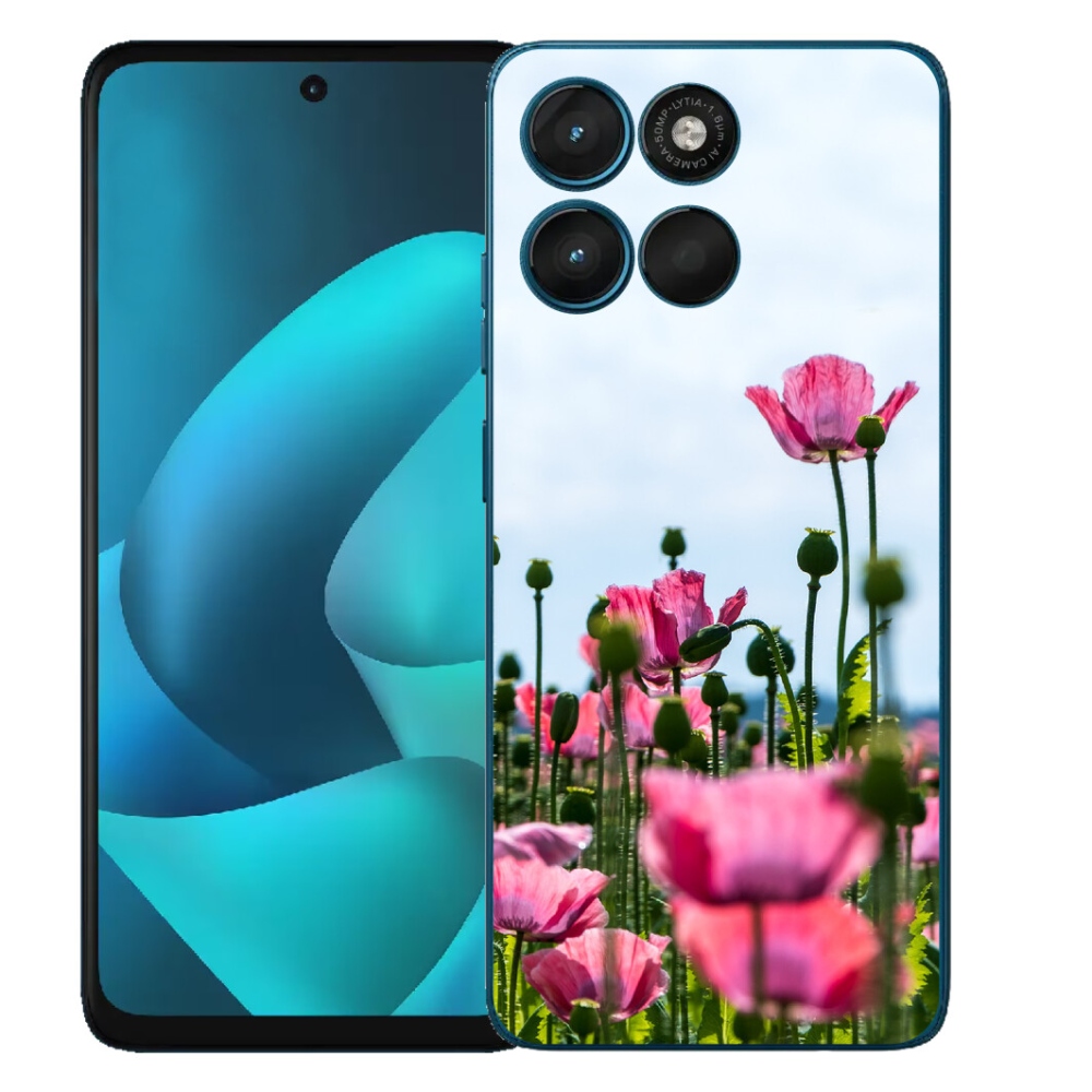 Gelový kryt mmCase na Motorola Moto G57 Power - vlčí mák