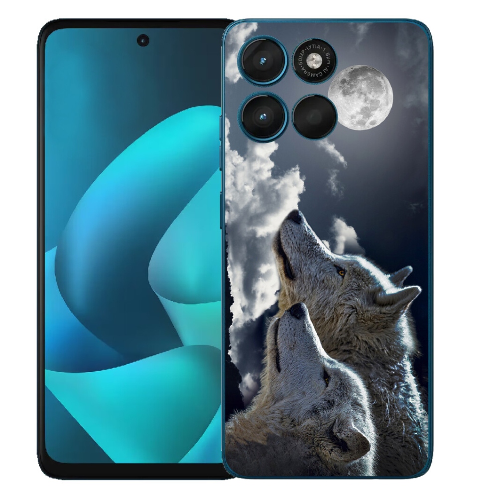 Gelový kryt mmCase na Motorola Moto G57 Power - vlci