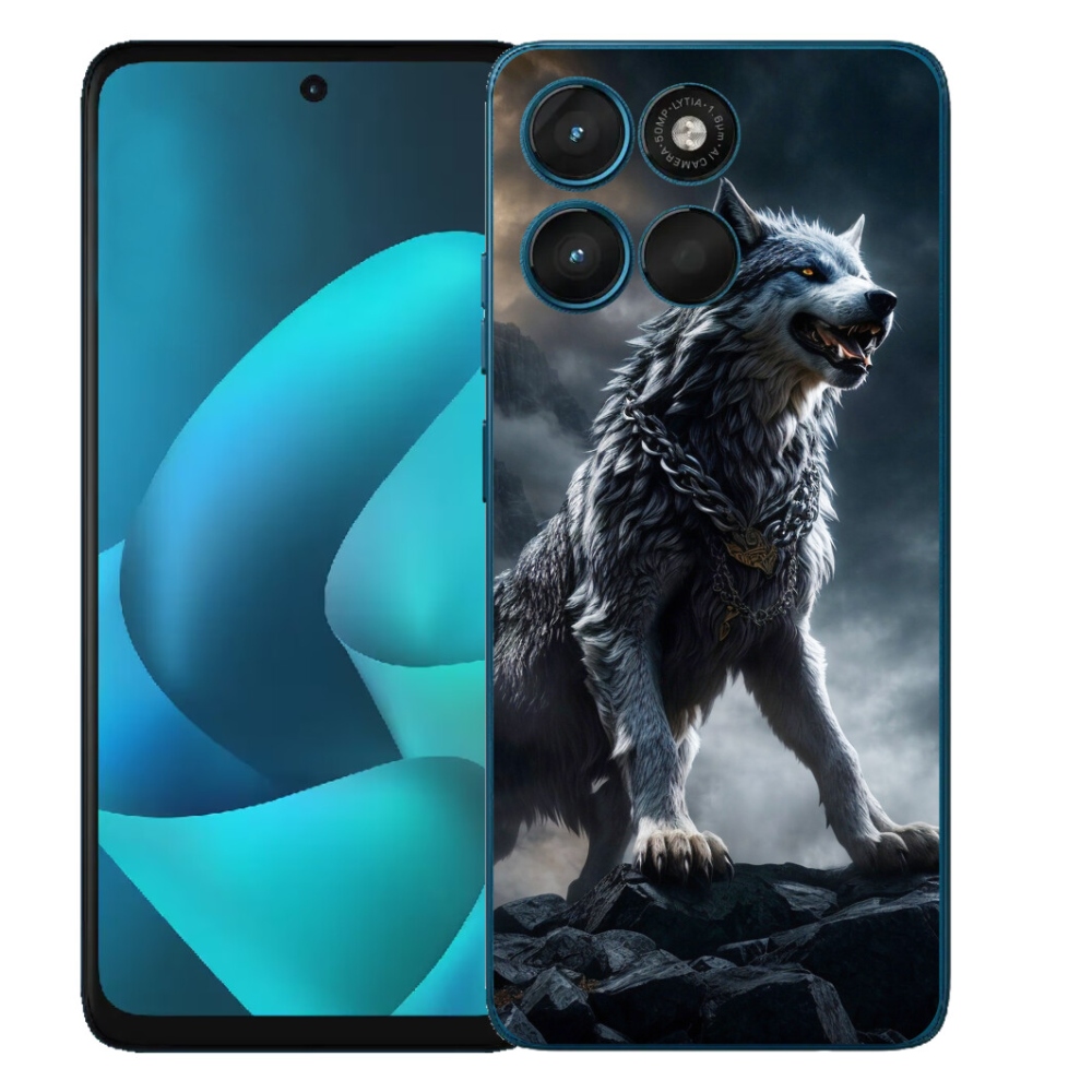 Gelový kryt mmCase na Motorola Moto G57 Power - vlk 1