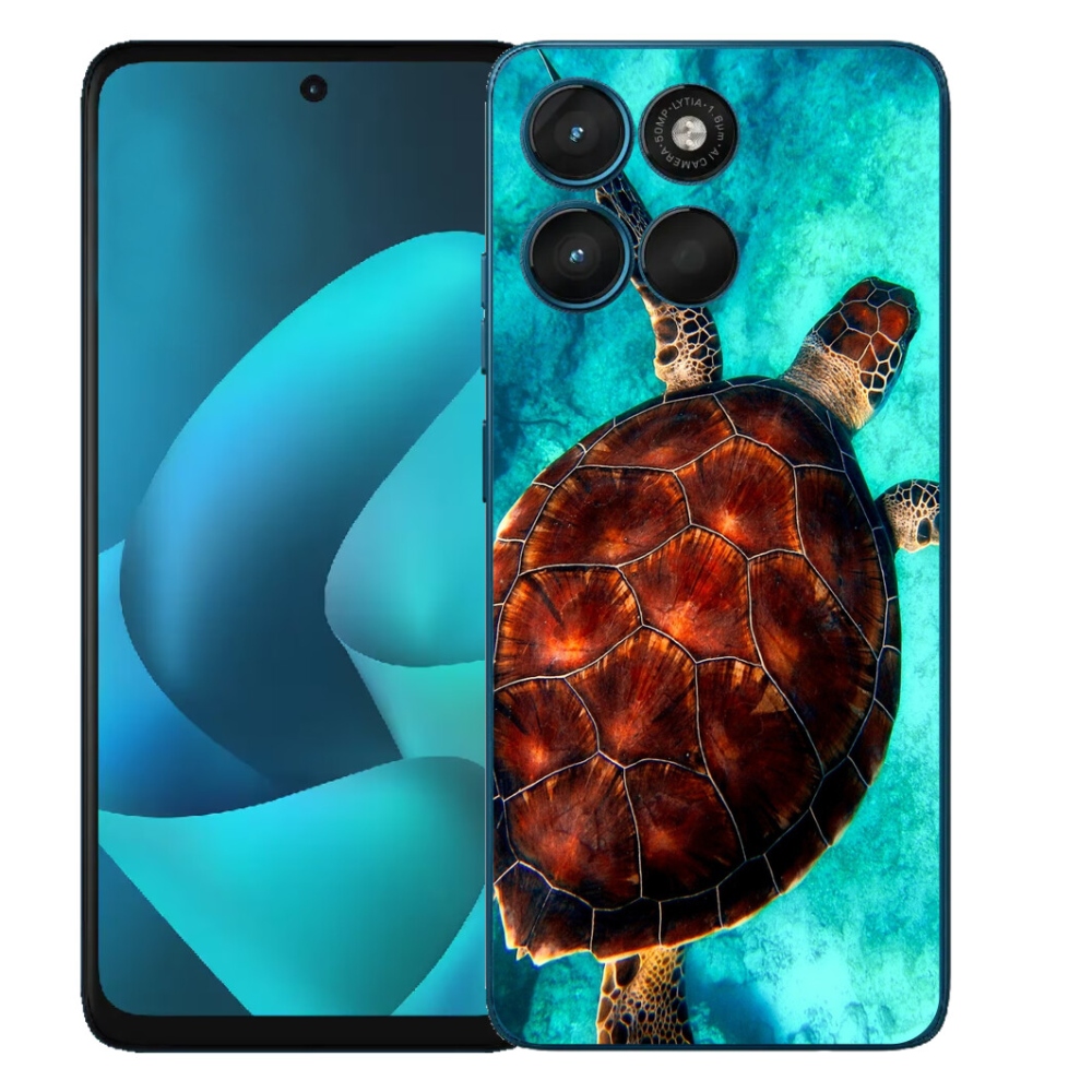 Gelový kryt mmCase na Motorola Moto G57 Power - želva