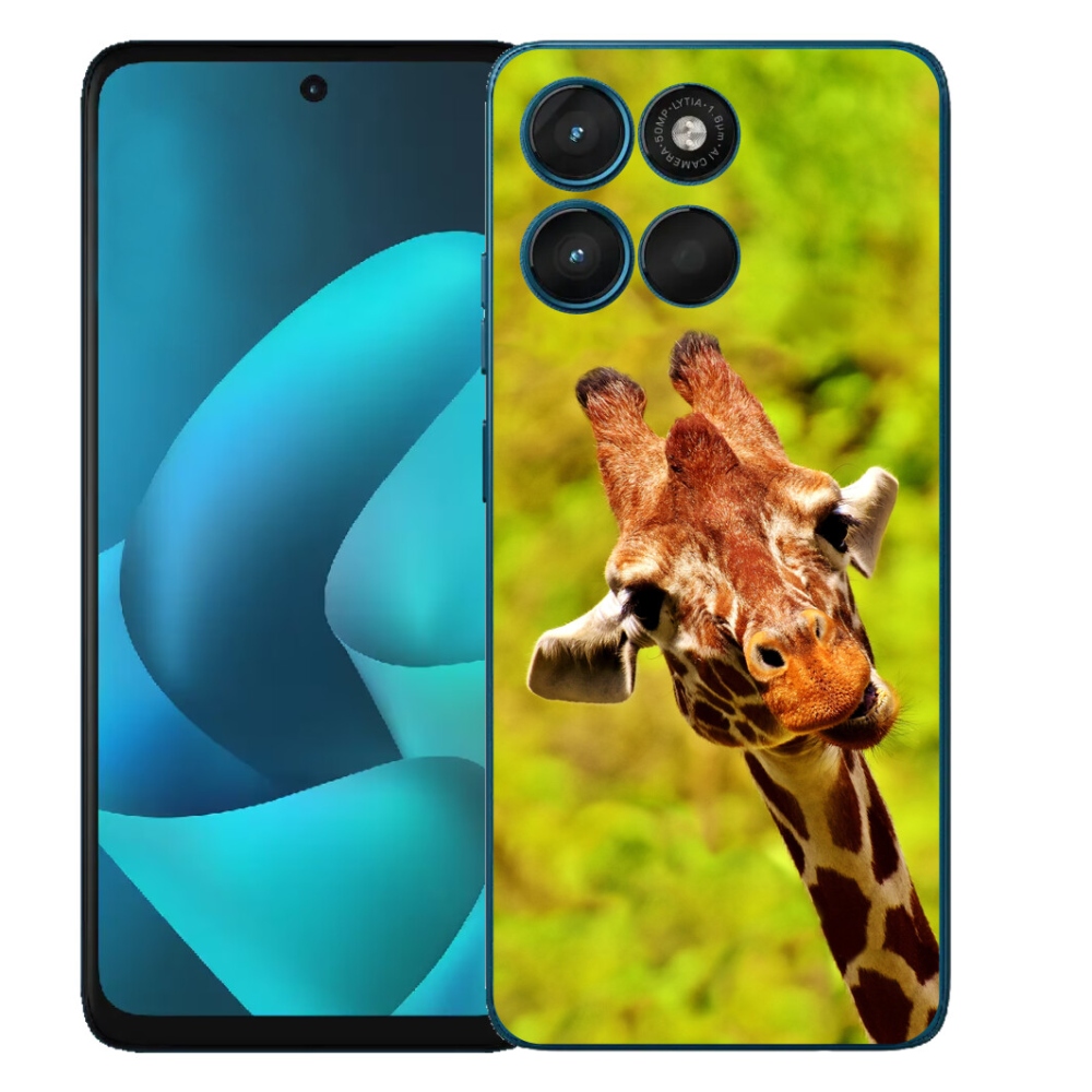 Gelový kryt mmCase na Motorola Moto G57 Power - žirafa