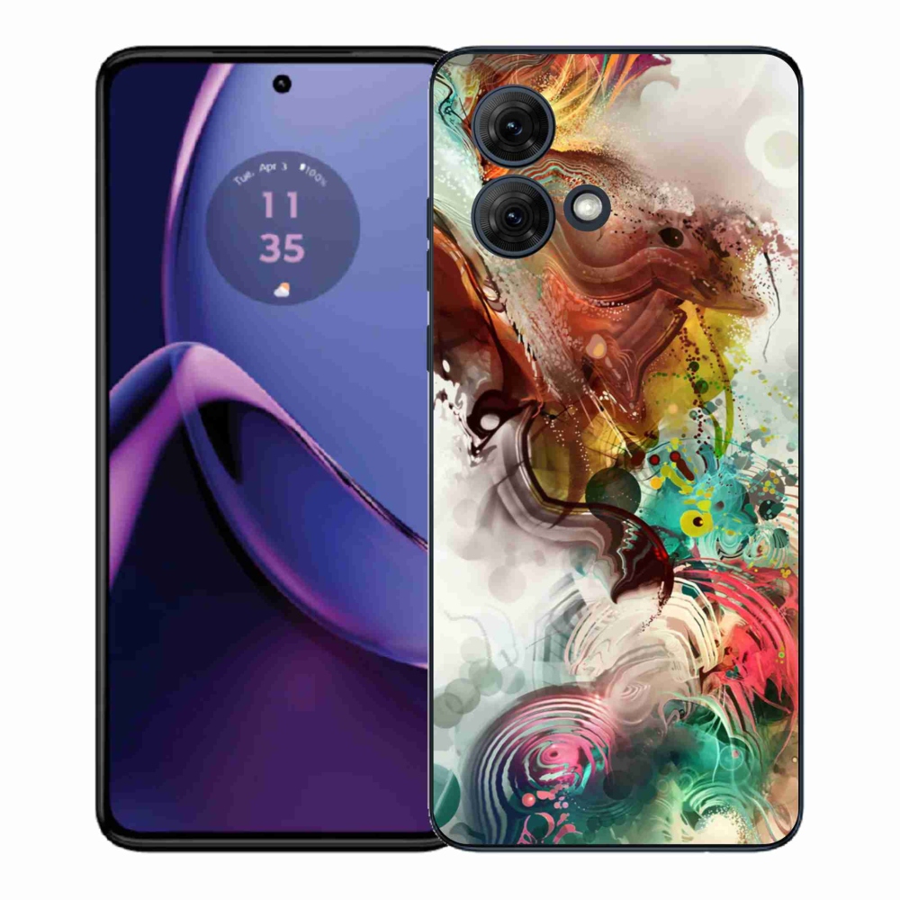 Gelový kryt mmCase na Motorola Moto G84 5G - abstrakt 1
