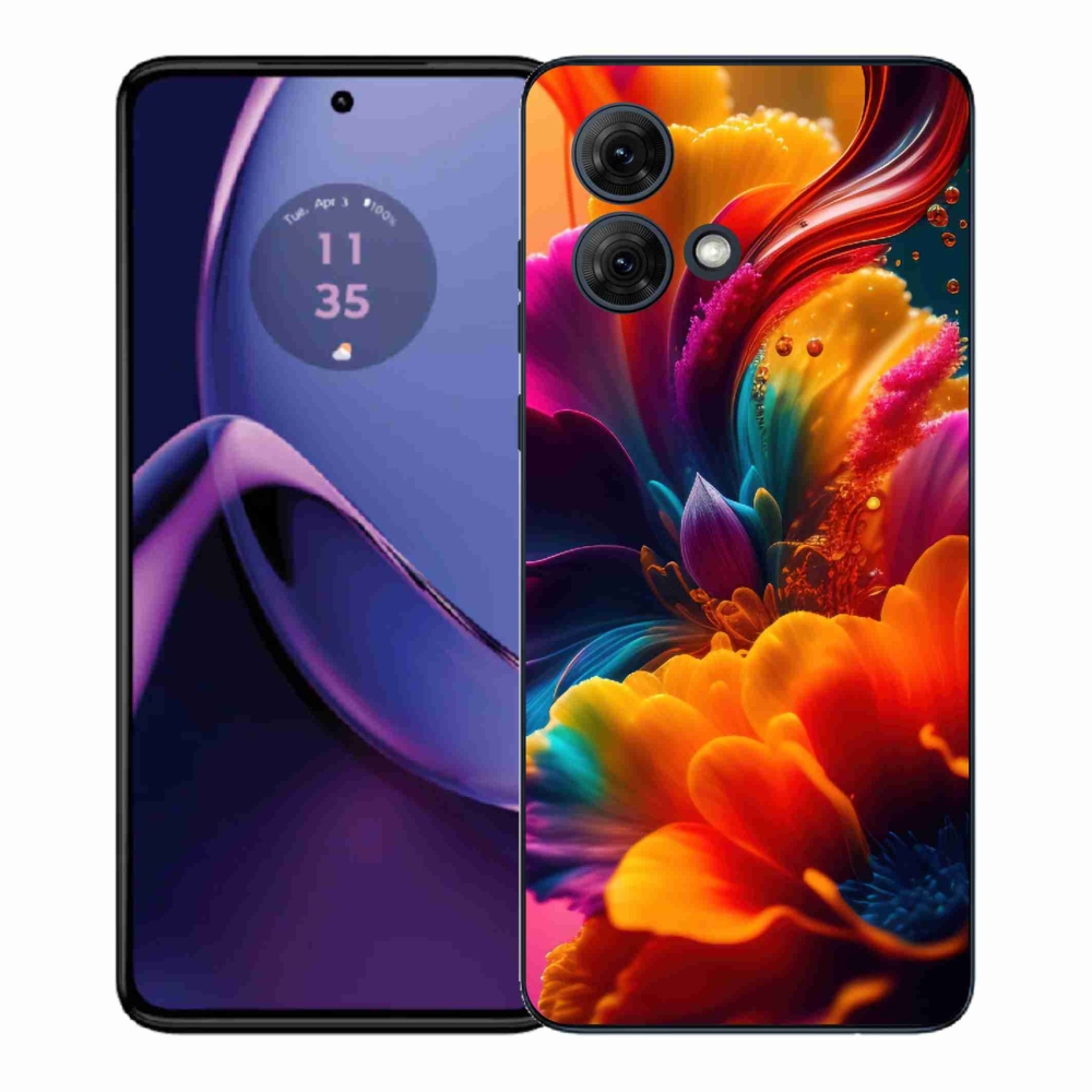 Gelový kryt mmCase na Motorola Moto G84 5G - abstraktní motiv 2