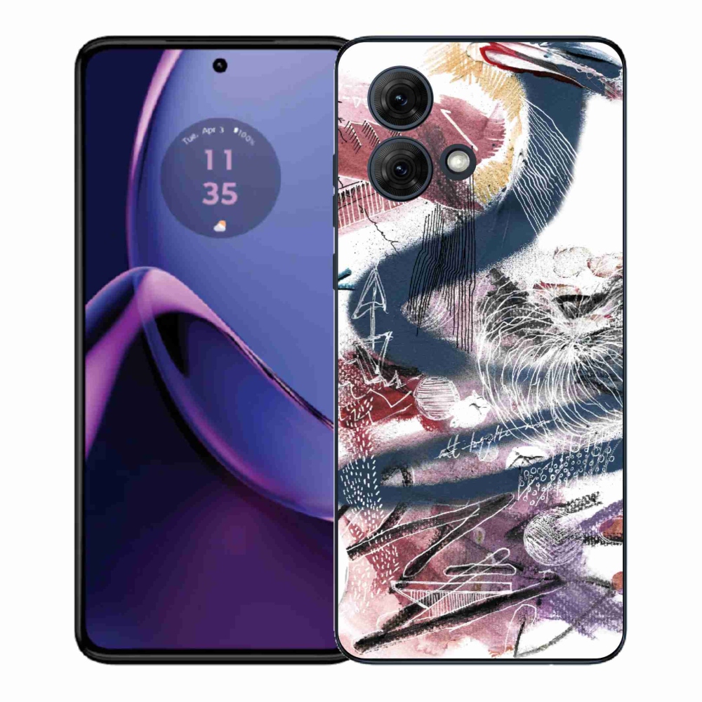 Gelový kryt mmCase na Motorola Moto G84 5G - abstraktní motiv 28