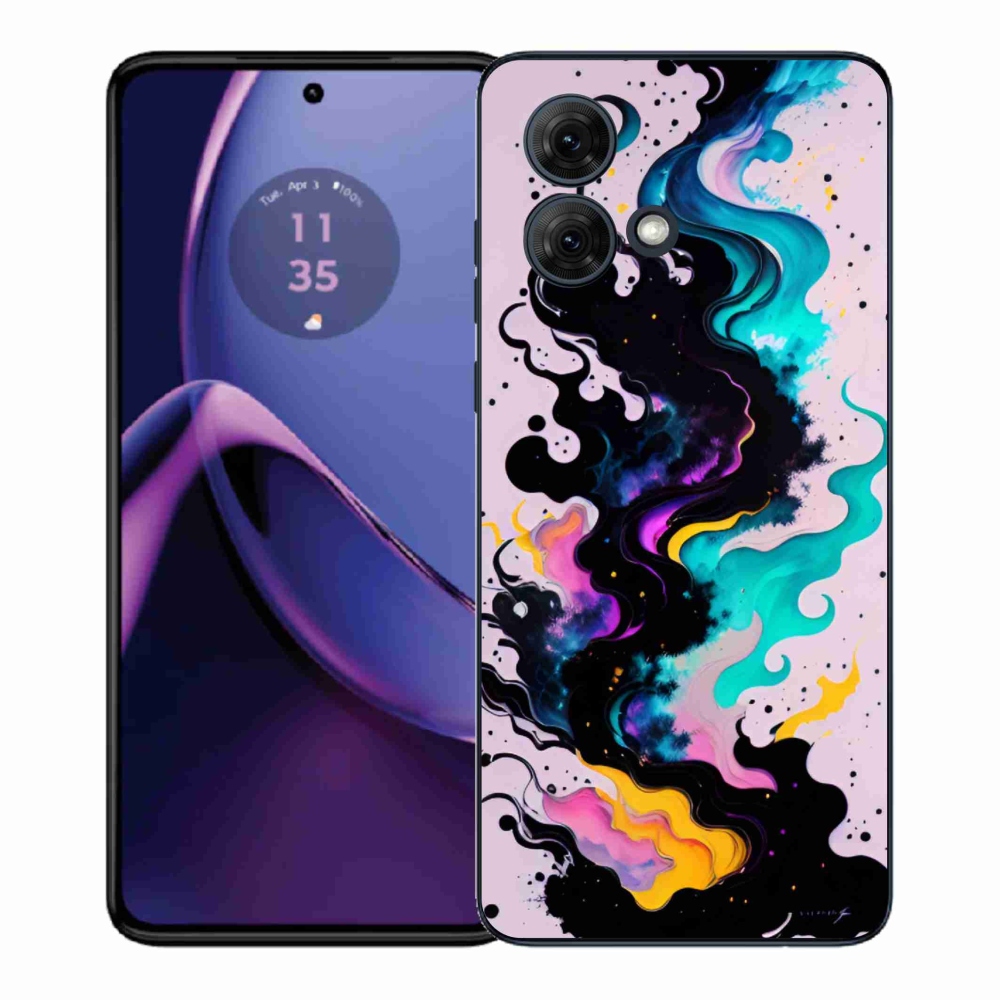 Gelový kryt mmCase na Motorola Moto G84 5G - abstraktní motiv 4