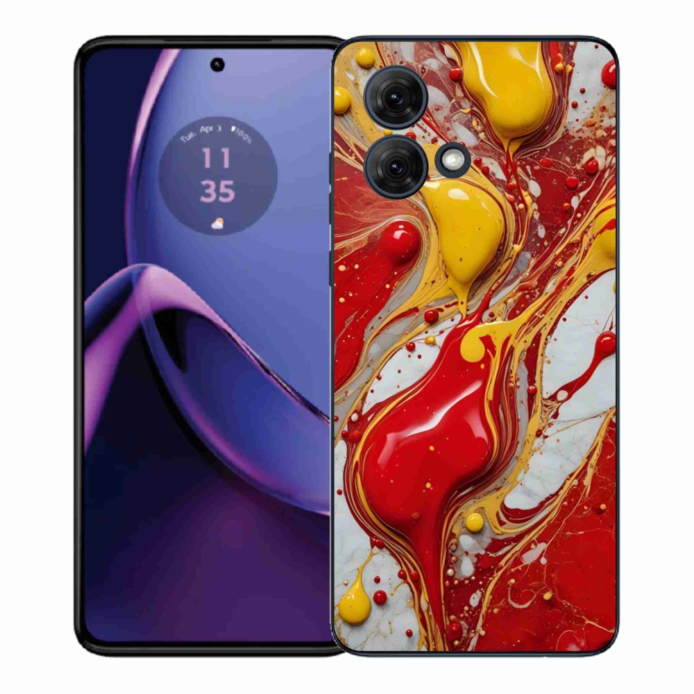 Gelový kryt mmCase na Motorola Moto G84 5G - abstraktní motiv 42