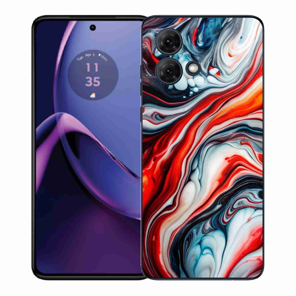 Gelový kryt mmCase na Motorola Moto G84 5G - abstraktní motiv 63
