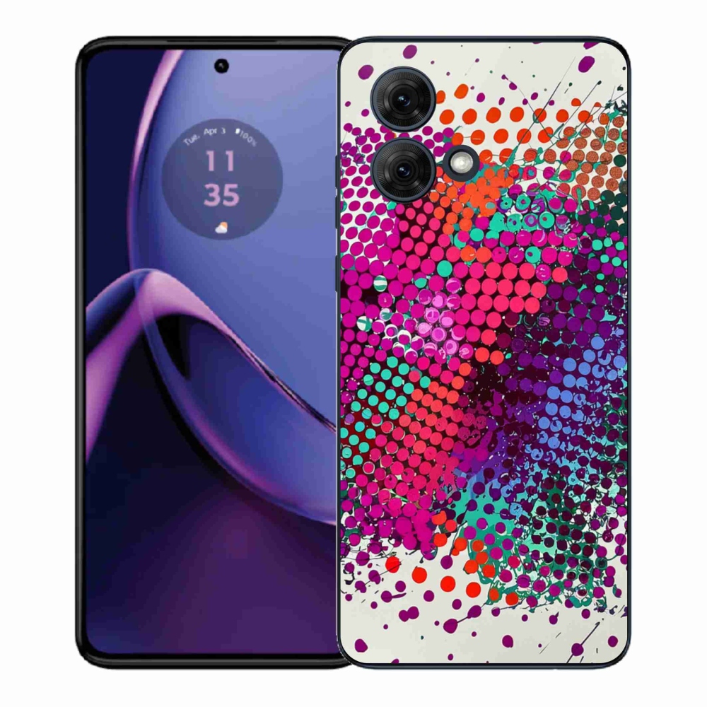 Gelový kryt mmCase na Motorola Moto G84 5G - abstraktní motiv 65