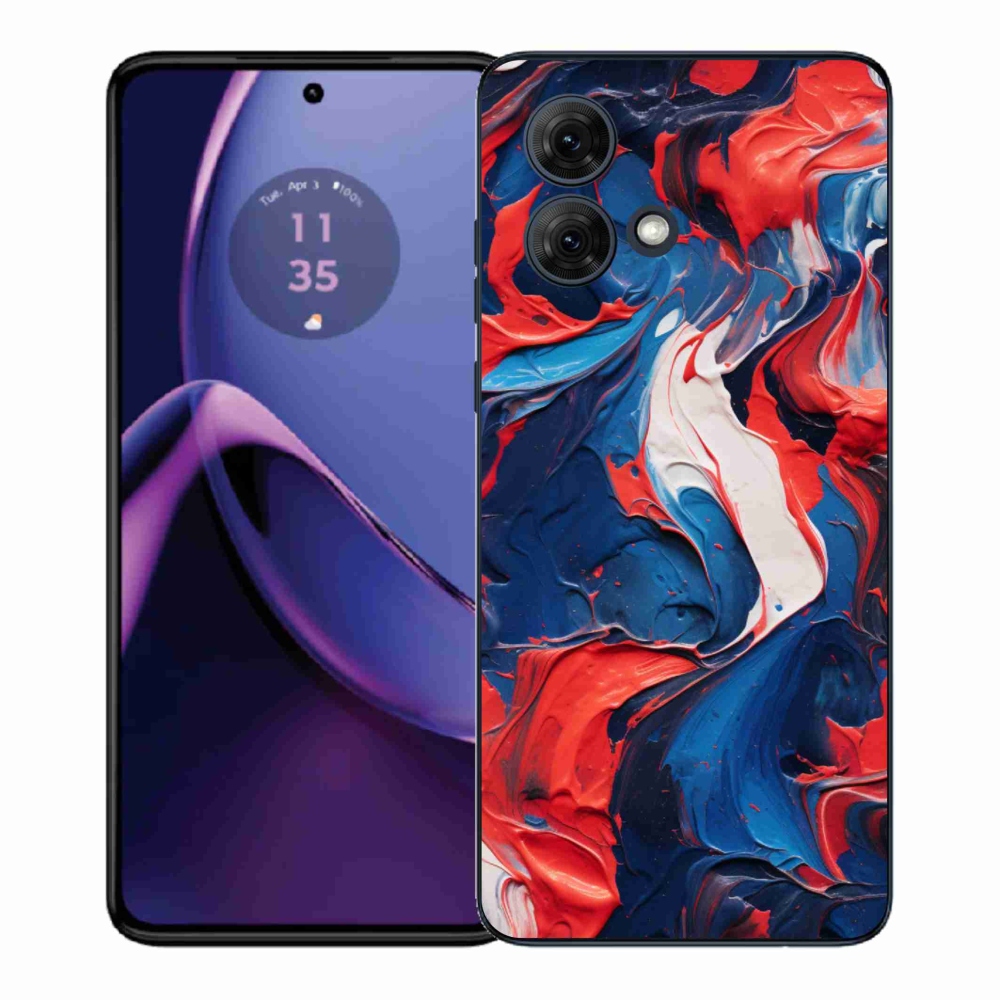 Gelový kryt mmCase na Motorola Moto G84 5G - abstraktní motiv 7