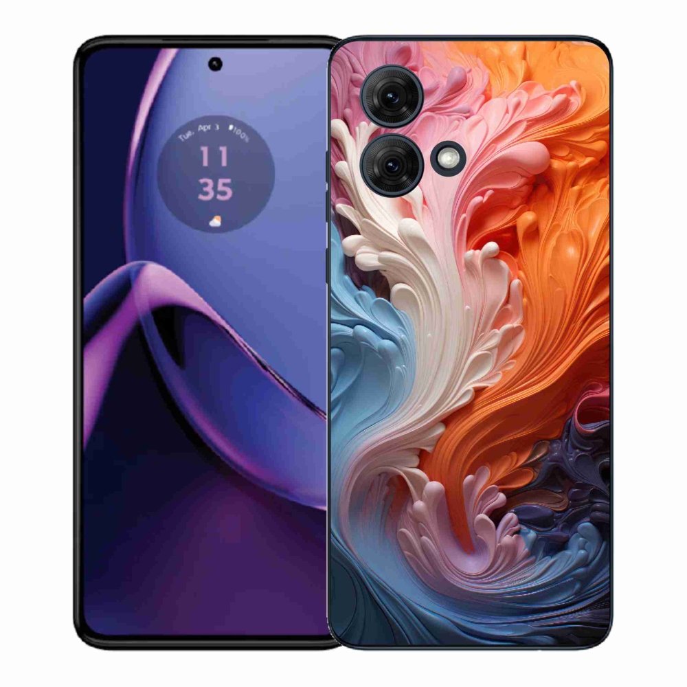 Gelový kryt mmCase na Motorola Moto G84 5G - abstraktní motiv 8
