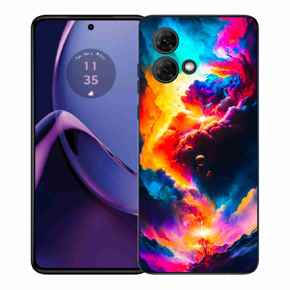 Gelový kryt mmCase na Motorola Moto G84 5G - abstraktní motiv