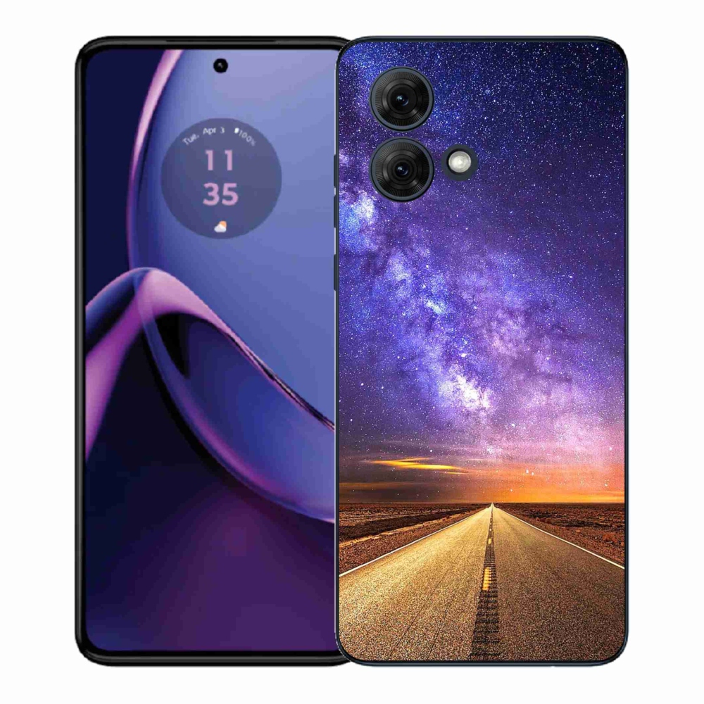 Gelový kryt mmCase na Motorola Moto G84 5G - americká silnice