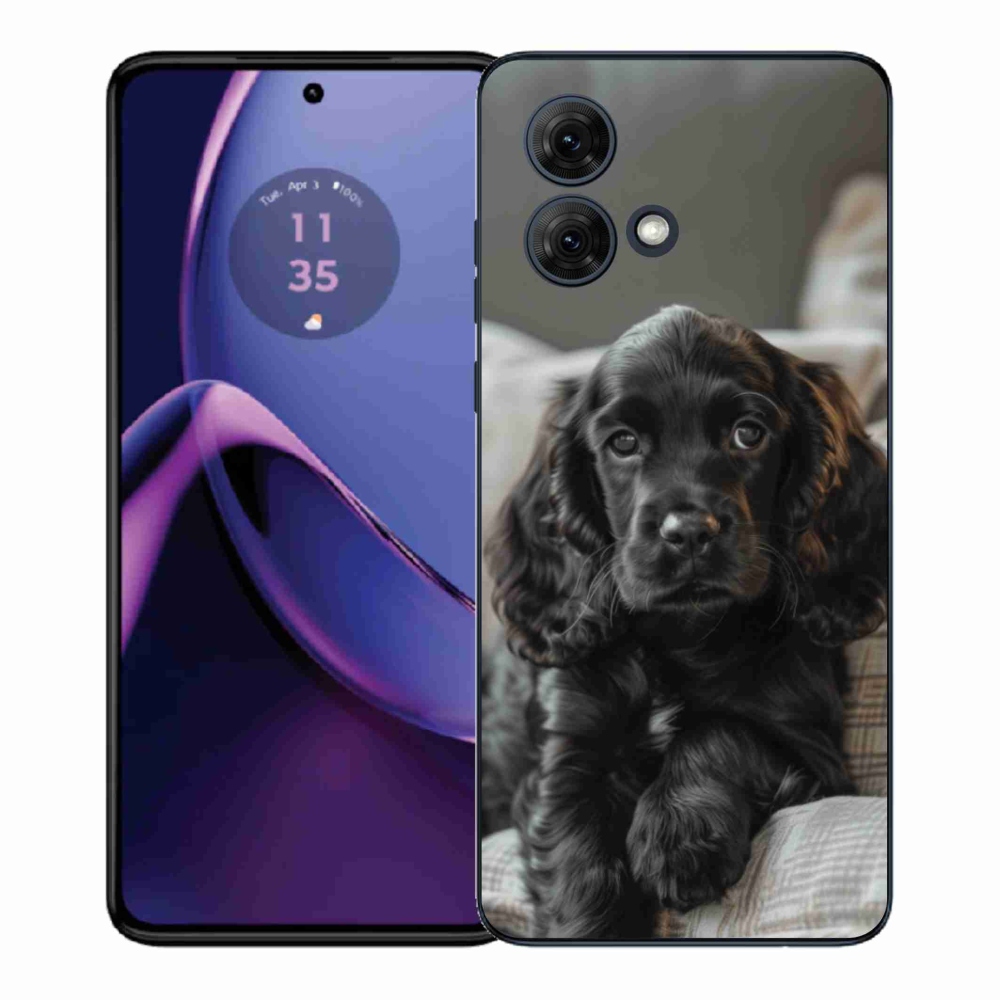Gelový kryt mmCase na Motorola Moto G84 5G - anglický kokršpaněl
