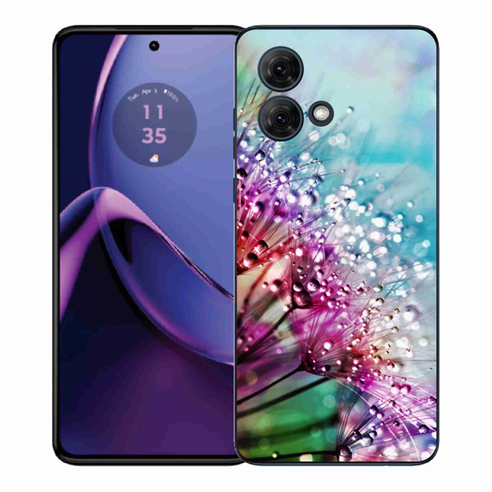 Gelový kryt mmCase na Motorola Moto G84 5G - barevné květy