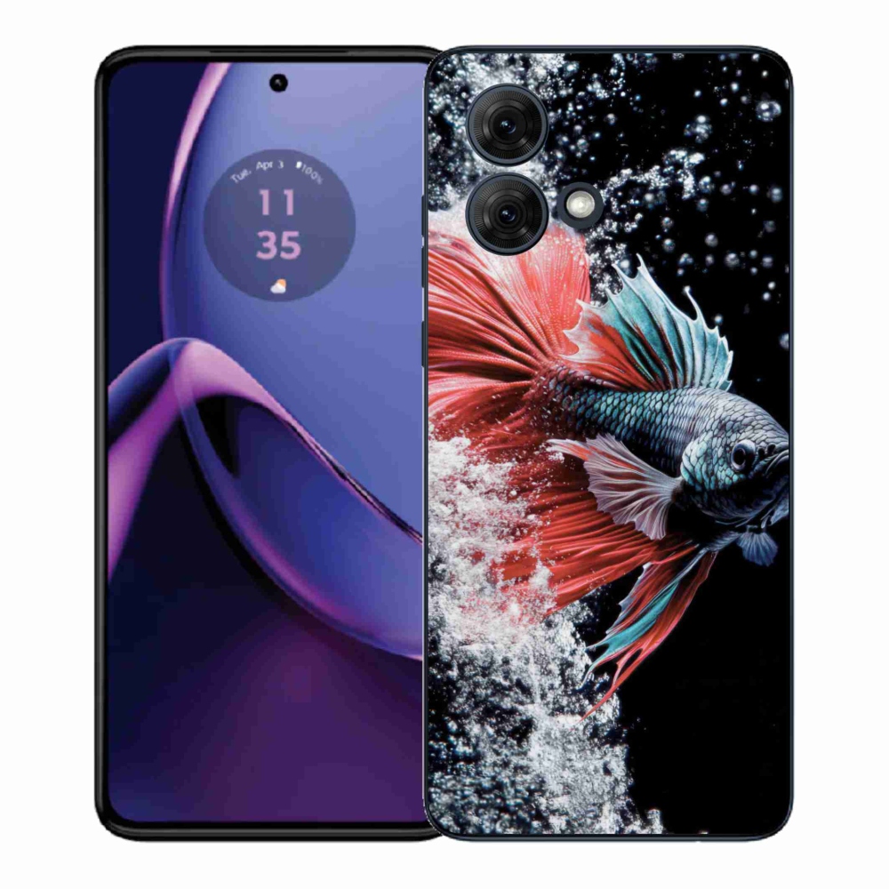 Gelový kryt mmCase na Motorola Moto G84 5G - bojovnice pestrá