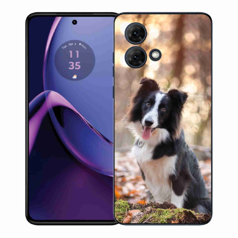 Gelový kryt mmCase na Motorola Moto G84 5G - border kolie 1