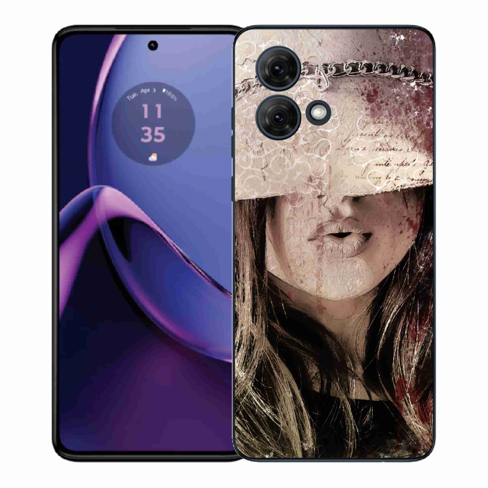 Gelový kryt mmCase na Motorola Moto G84 5G - dívka