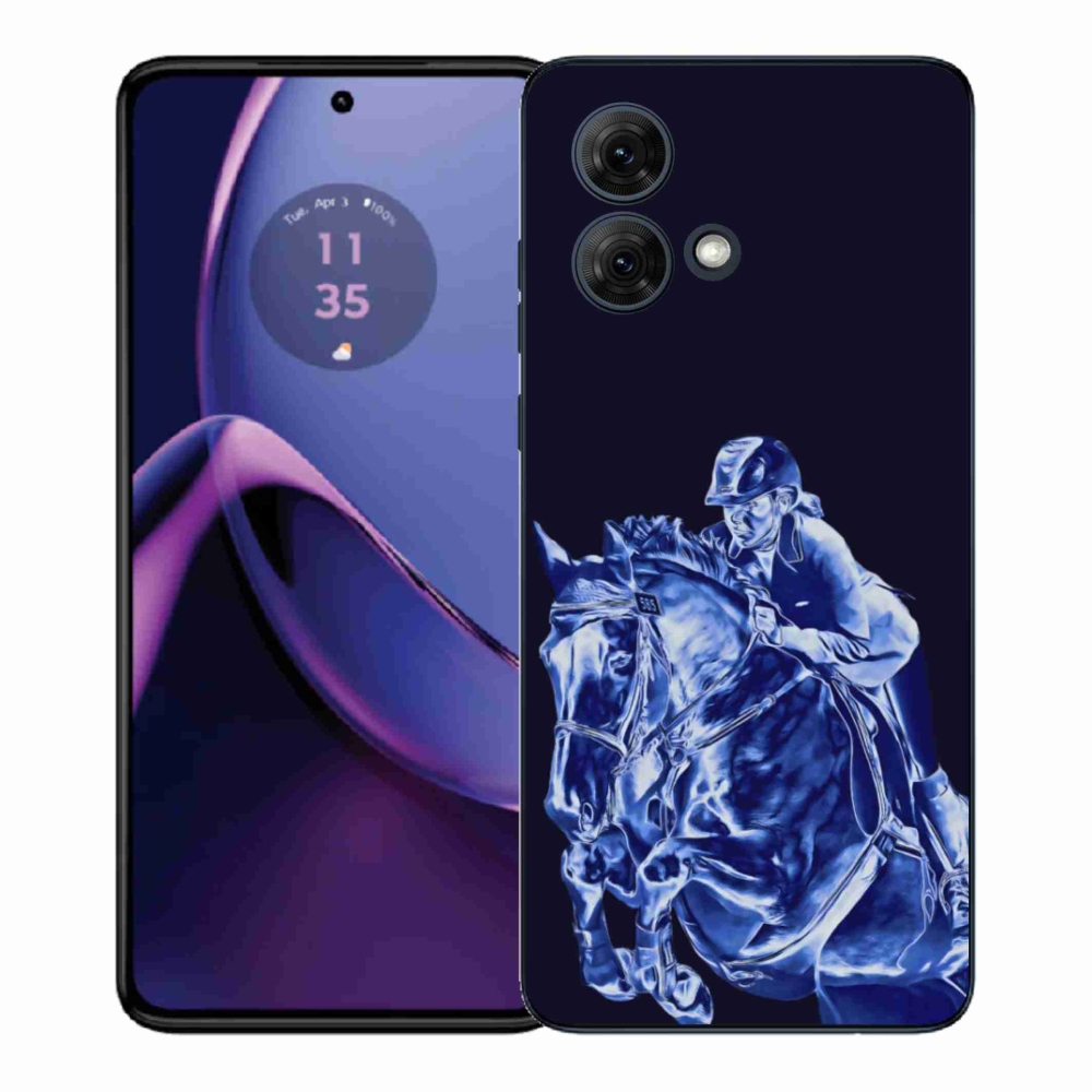 Gelový kryt mmCase na Motorola Moto G84 5G - dostihový kůň