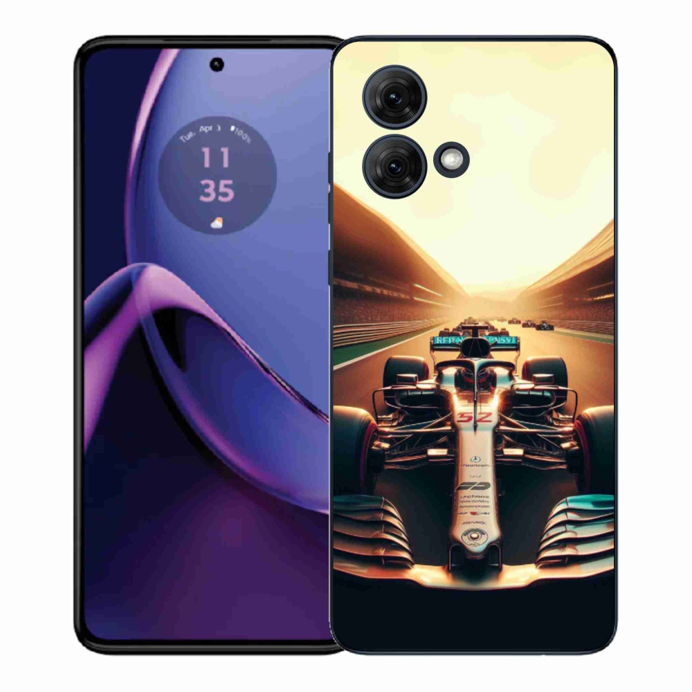 Gelový kryt mmCase na Motorola Moto G84 5G - formule 1