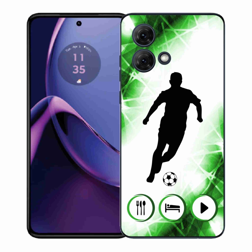 Gelový kryt mmCase na Motorola Moto G84 5G - fotbalista