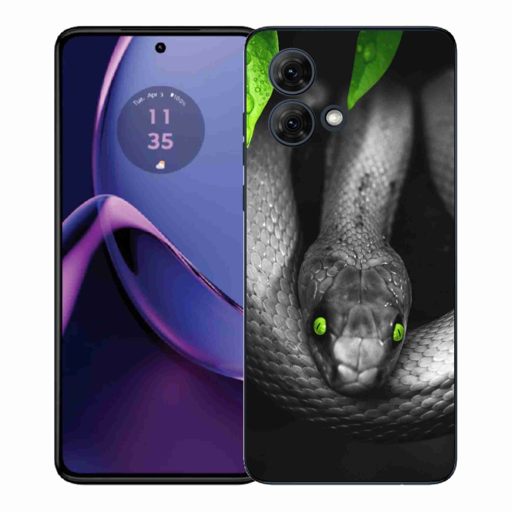 Gelový kryt mmCase na Motorola Moto G84 5G - had