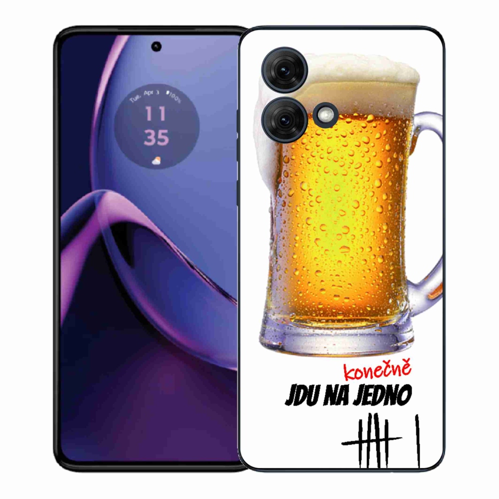 Gelový kryt mmCase na Motorola Moto G84 5G - jdu na jedno