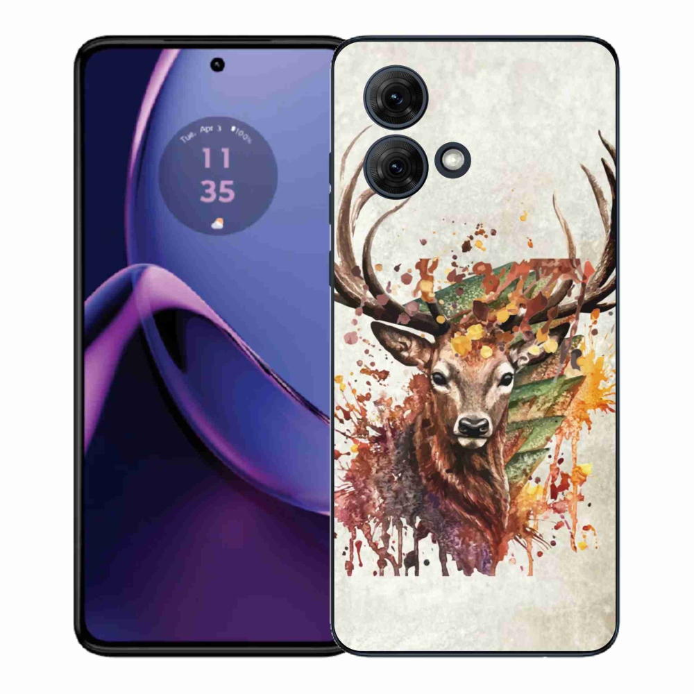 Gelový kryt mmCase na Motorola Moto G84 5G - jelen 1