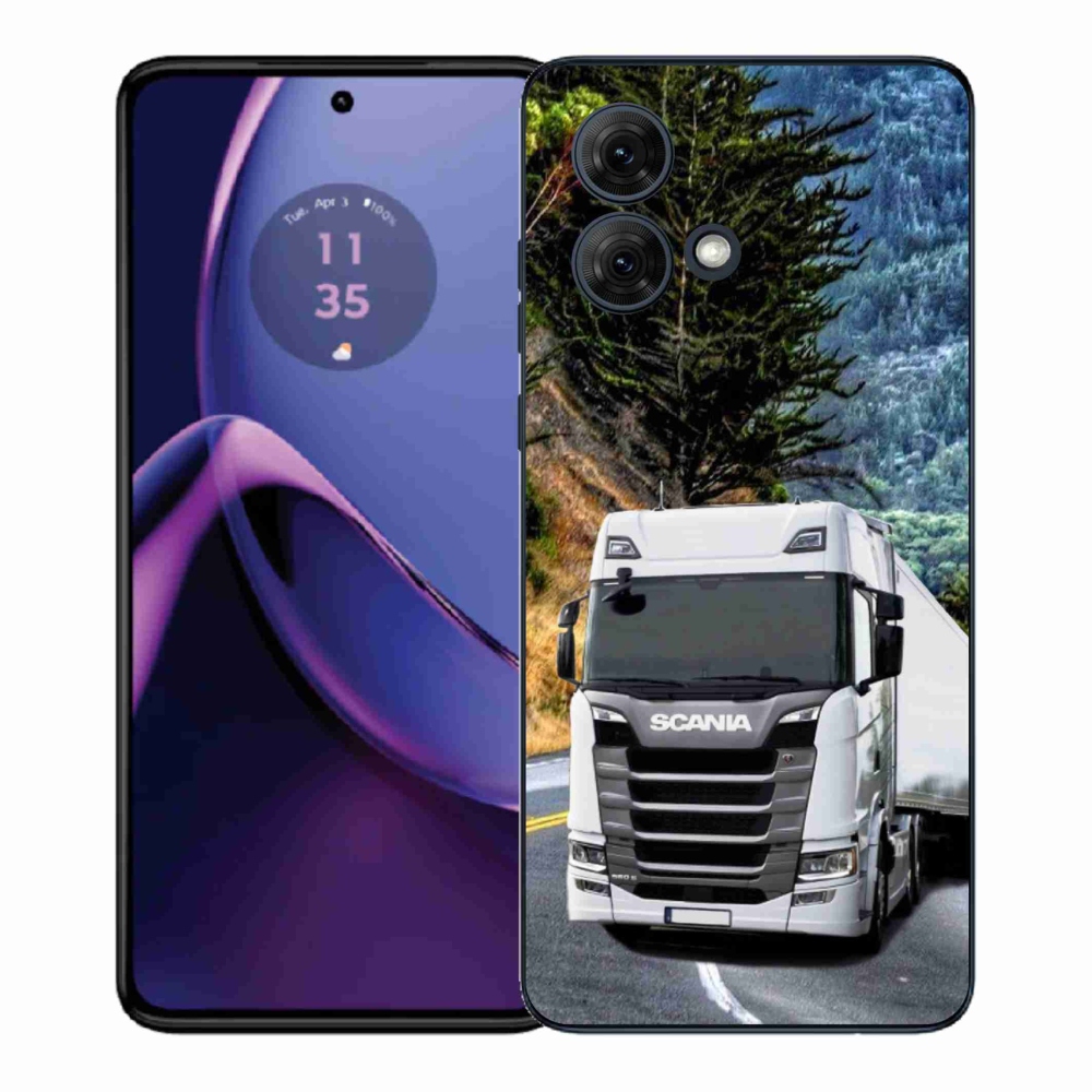 Gelový kryt mmCase na Motorola Moto G84 5G - kamion 1