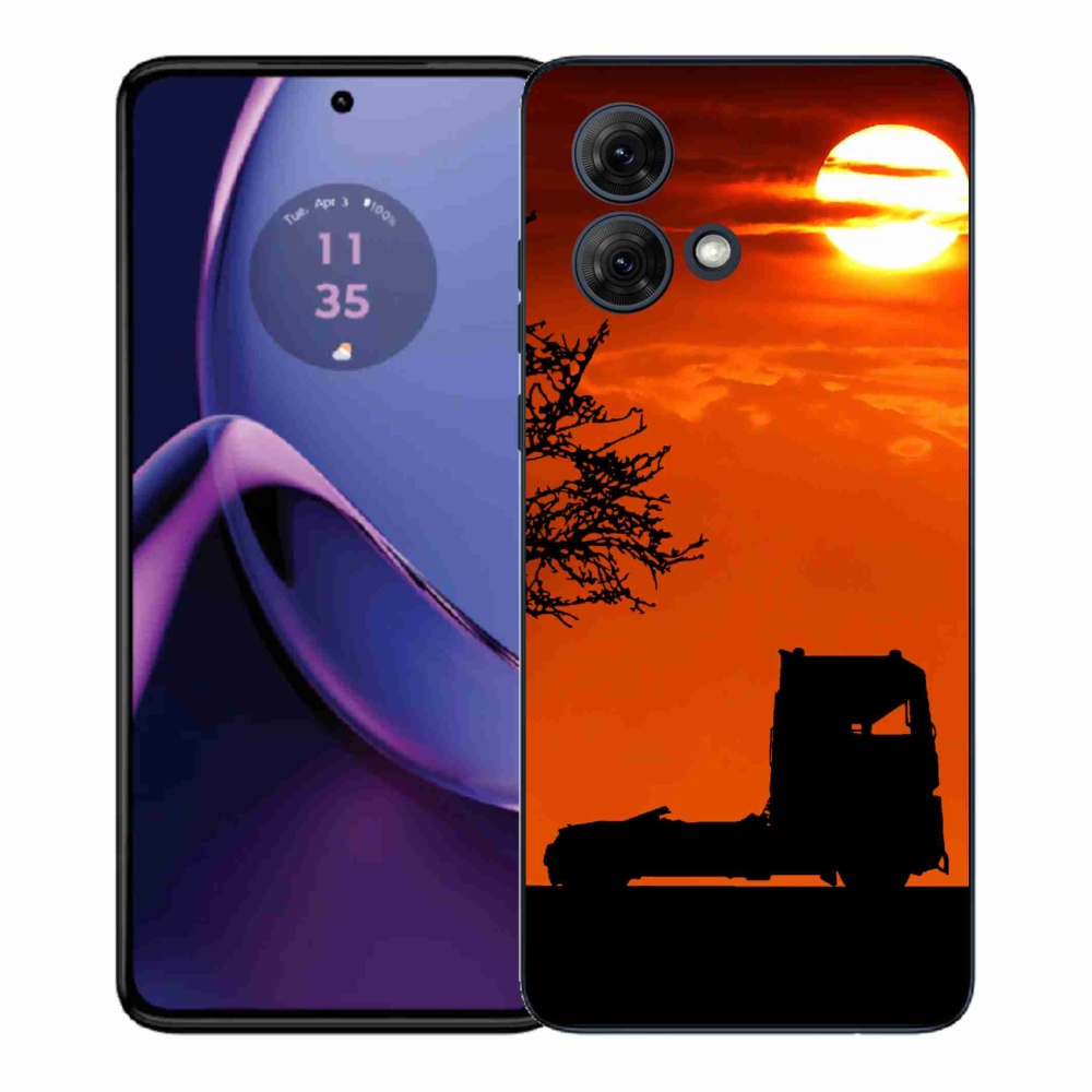 Gelový kryt mmCase na Motorola Moto G84 5G - kamion 3