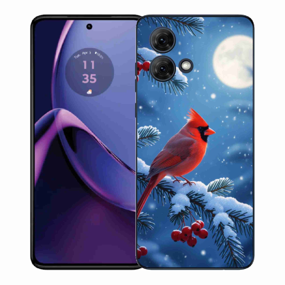 Gelový kryt mmCase na Motorola Moto G84 5G - kardinál červený