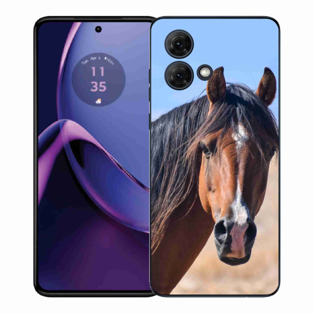 Gelový kryt mmCase na Motorola Moto G84 5G - klidný kůň